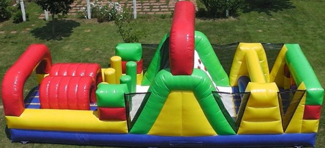 30 Ft Dual Lane Obstacle Course 30 Ft Dual Lane Obstacle Course