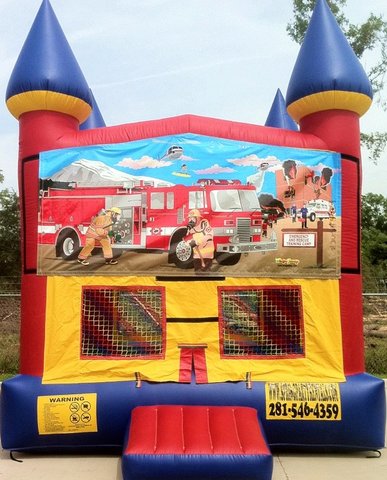 Fire Truck Theme Moonwalk Fire Truck Theme Moonwalk