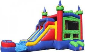 Dual Lane Royal Castle Combo Water Slide Dual Lane Royal Castle Combo Water Slide